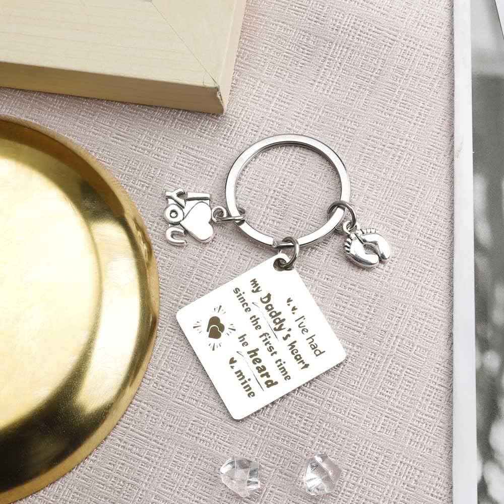 Daddy Gifts,Father's Day Gifts,Daddy to Be Gifts Presents Keychain Dad Birthday Valentines Christmas Gifts