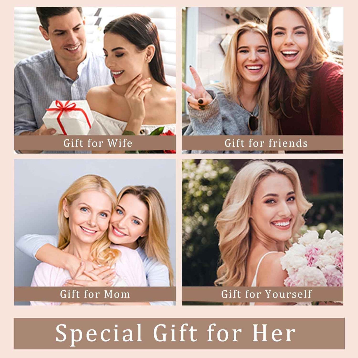 Eternal Preserved Red Rose with Necklace Gift Box Romantic Real Flower for Women Ideal for Birthday, Anniversary, Valentine’s Day, Mother’s Day