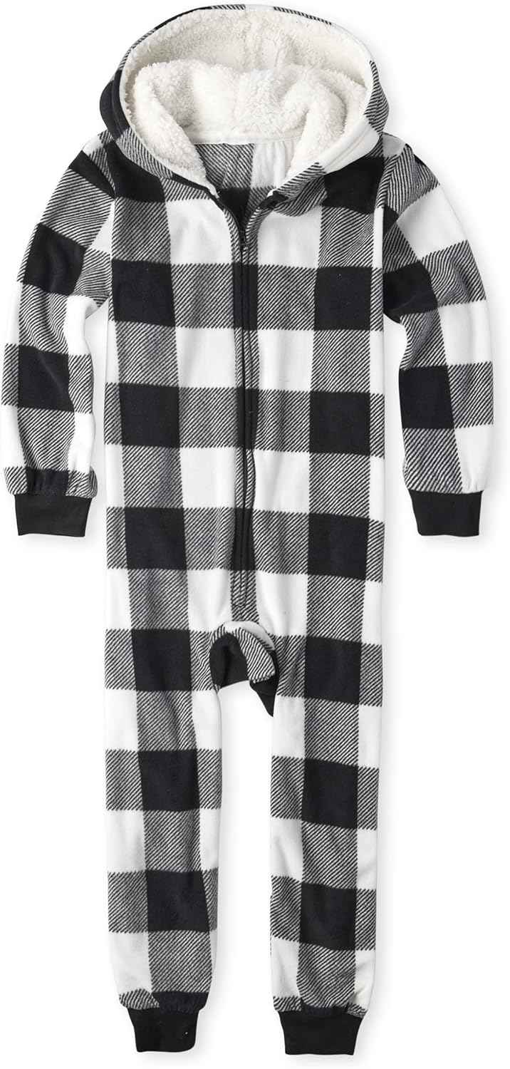 The Children's Place unisex-baby And Kids, Sibling Matching, Christmas Pajama Sets, Fleece