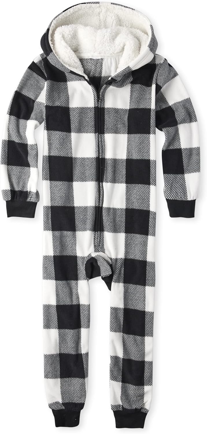 The Children's Place unisex-baby And Kids, Sibling Matching, Christmas Pajama Sets, Fleece
