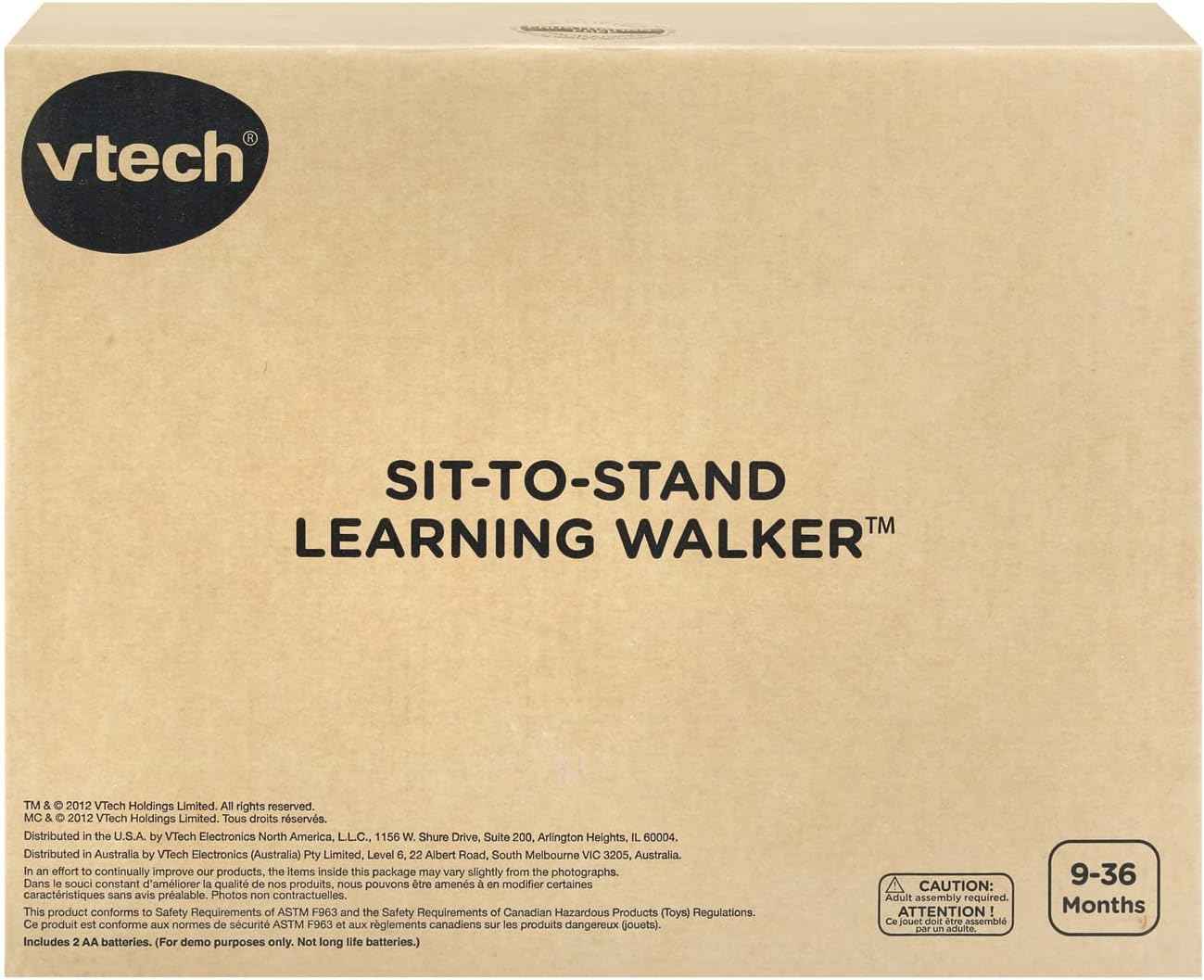 VTech Sit-to-Stand Learning Walker (Frustration Free Packaging), Pink