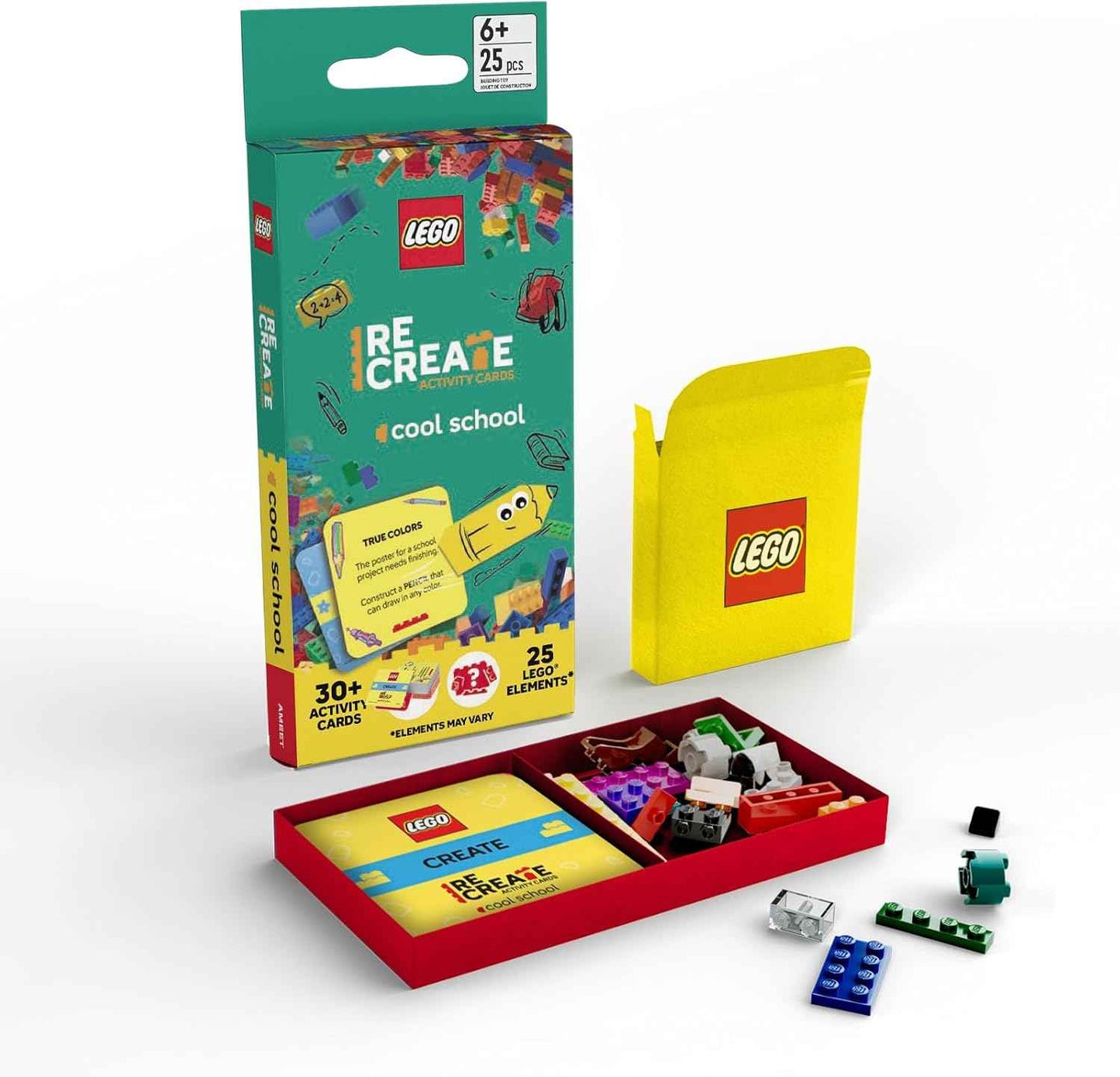 Lego Recreate Activity Cards – Animals | Creative Building Game with 30+ Activity Cards & 25 Lego Elements | Ages 6+