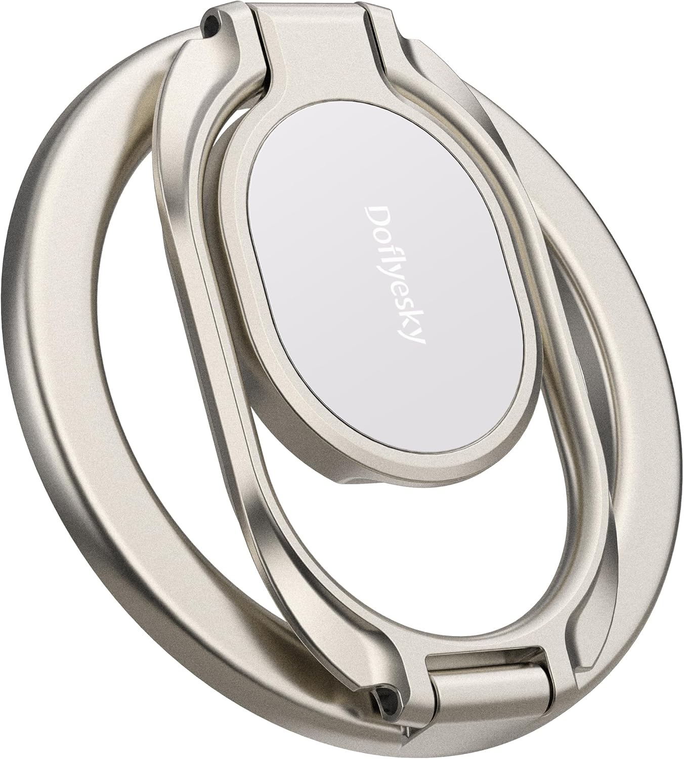 Magnetic Phone Ring Holder with Magsafe, Double Adjustable Gym Finger Ring Grip, Removable Phone Grip, for iPhone, iPad and Smartphones, Compatible with Magnetic Car Mount (Colorful)