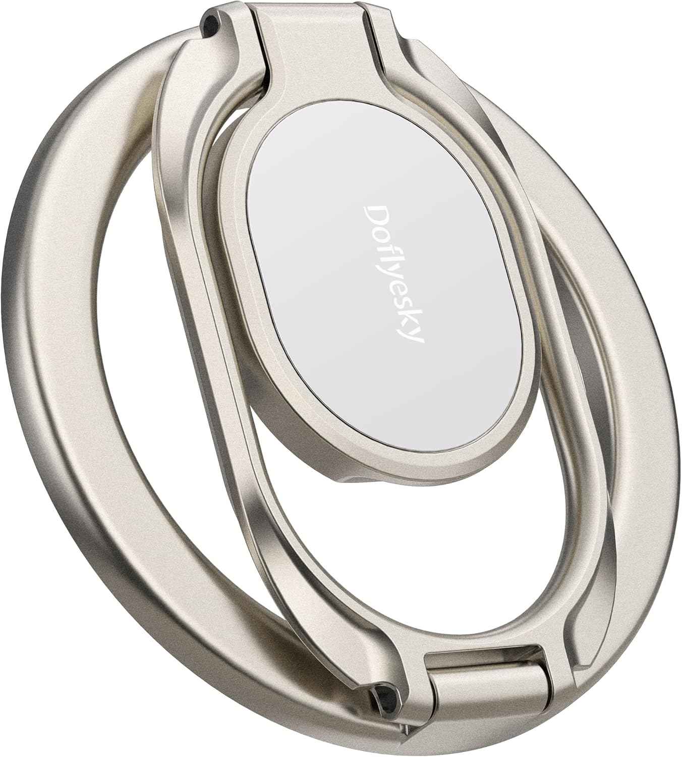 Magnetic Phone Ring Holder with Magsafe, Double Adjustable Gym Finger Ring Grip, Removable Phone Grip, for iPhone, iPad and Smartphones, Compatible with Magnetic Car Mount (Colorful)