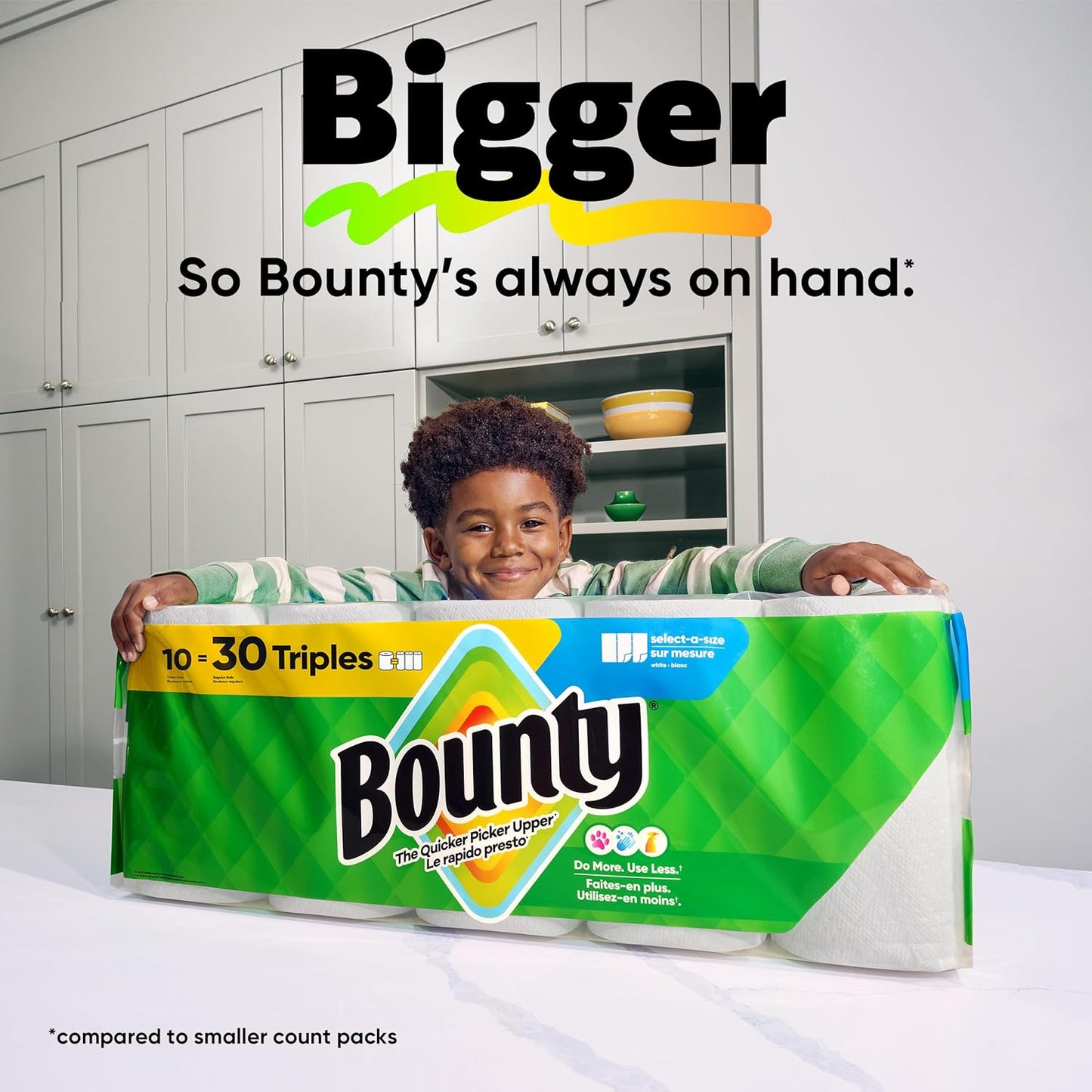 Bounty Select-A-Size Paper Towels, White, 8 Triple Rolls = 24 Regular Rolls - Rayz Mart