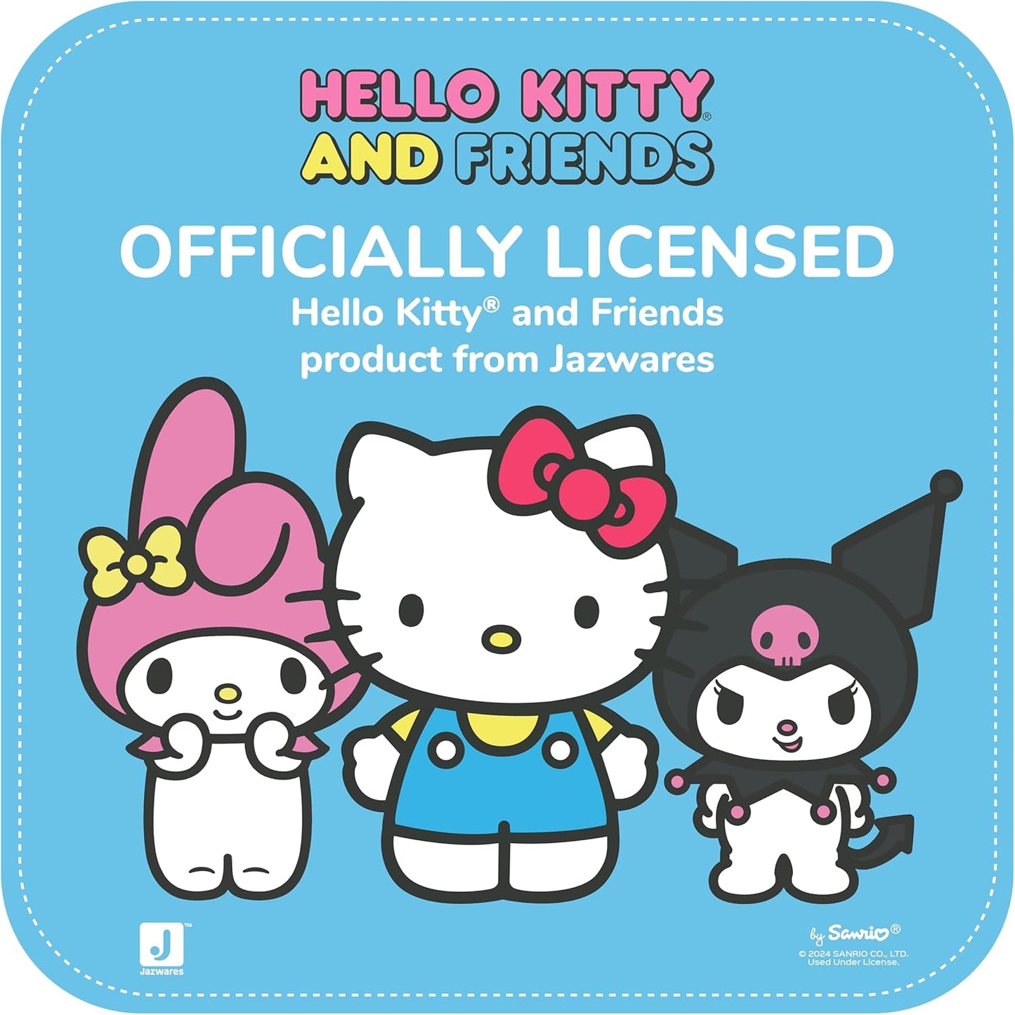 Jazwares Hello Kitty and Friends Holiday Advent Calendar - 24 Exclusive Items - Seasonal Toys for Kids - Officially Licensed Sanrio Product from Ages 6+