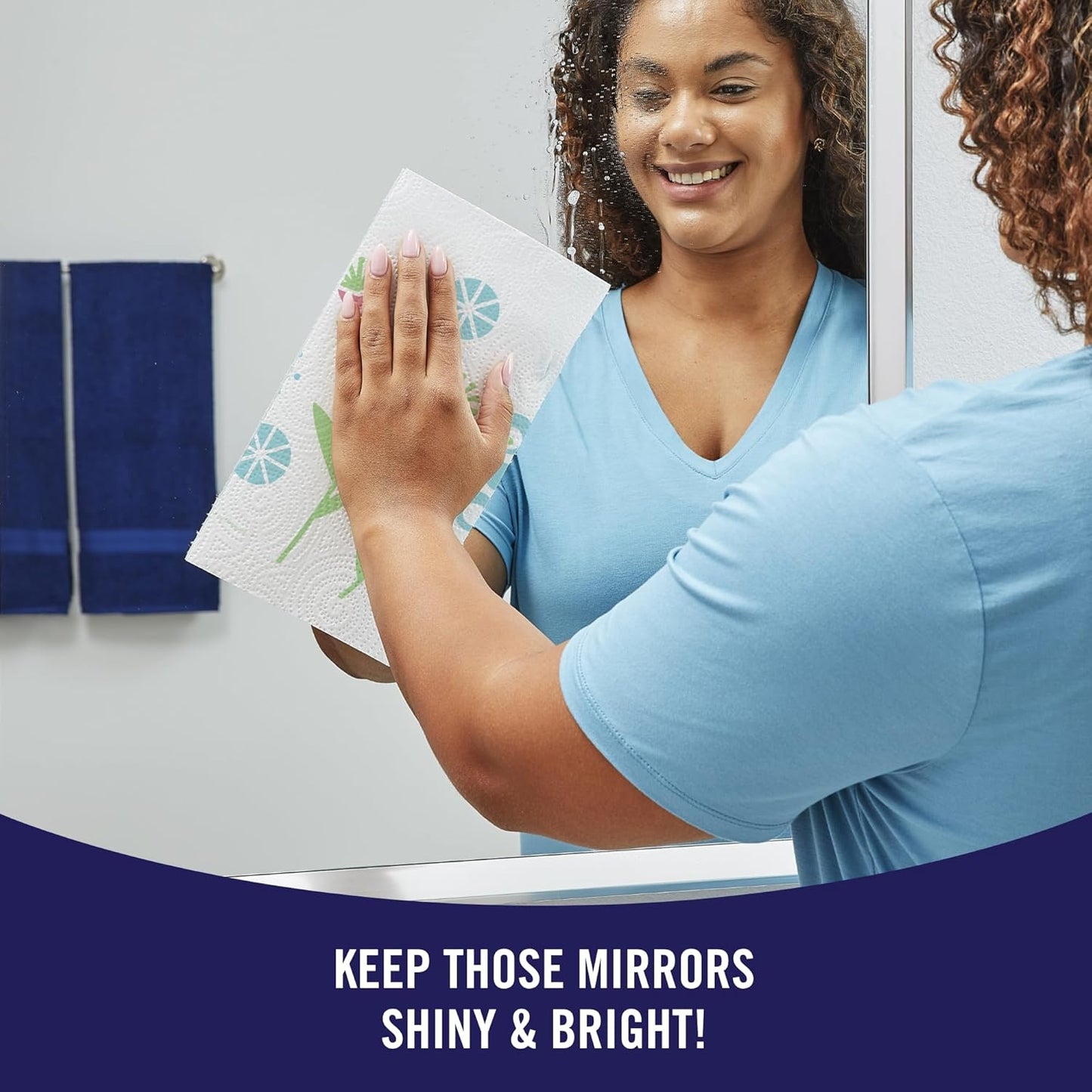 Sparkle Pick-A-Size Paper Towels, Spirited Prints, 6 Double Rolls = 12 Regular Rolls, Everyday Value Paper Towel With Full And Half Sheets - Rayz Mart