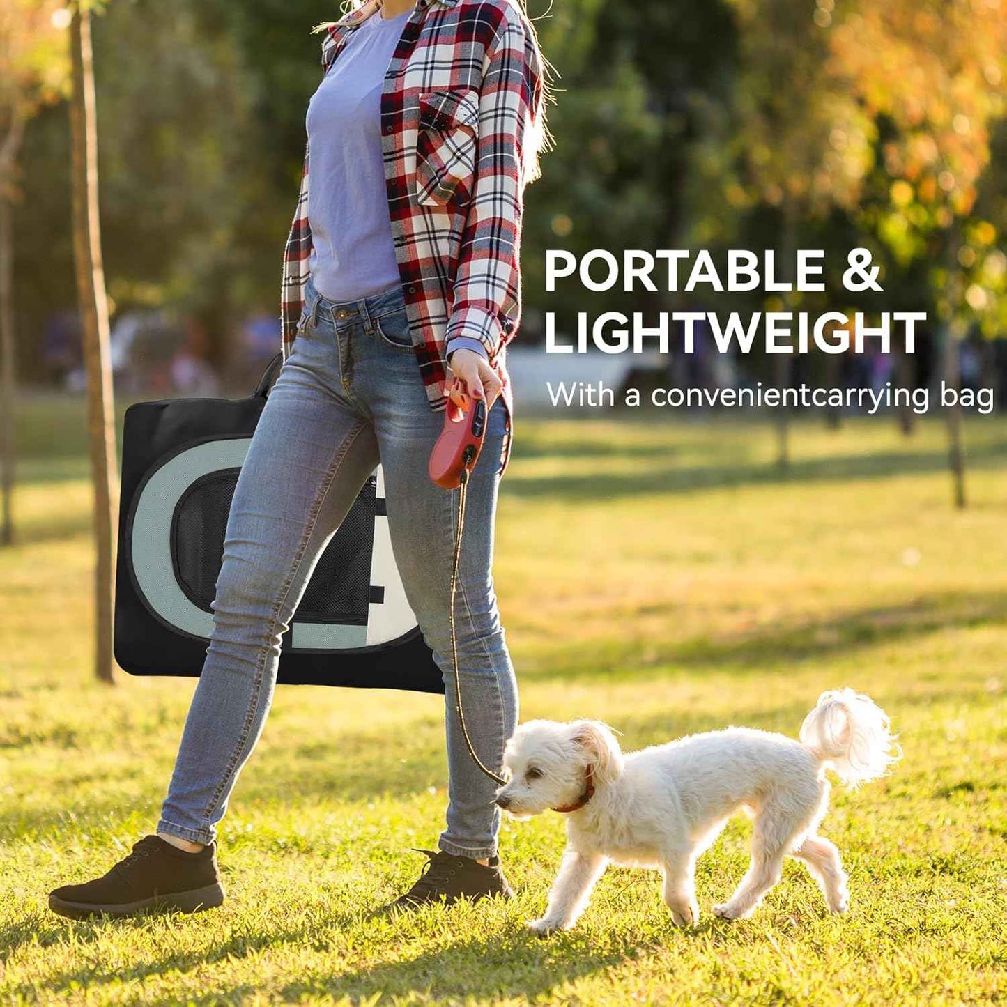 Dog Cat Playpen, Puppy Pet Playpen Indoor for Small Dogs Tent Crates Cage Outdoor, Portable Pop Up Dog Kennel Playpen with Carrying Case for Dogs/Cats/Rabbits, Removable Zipper Top, Grey