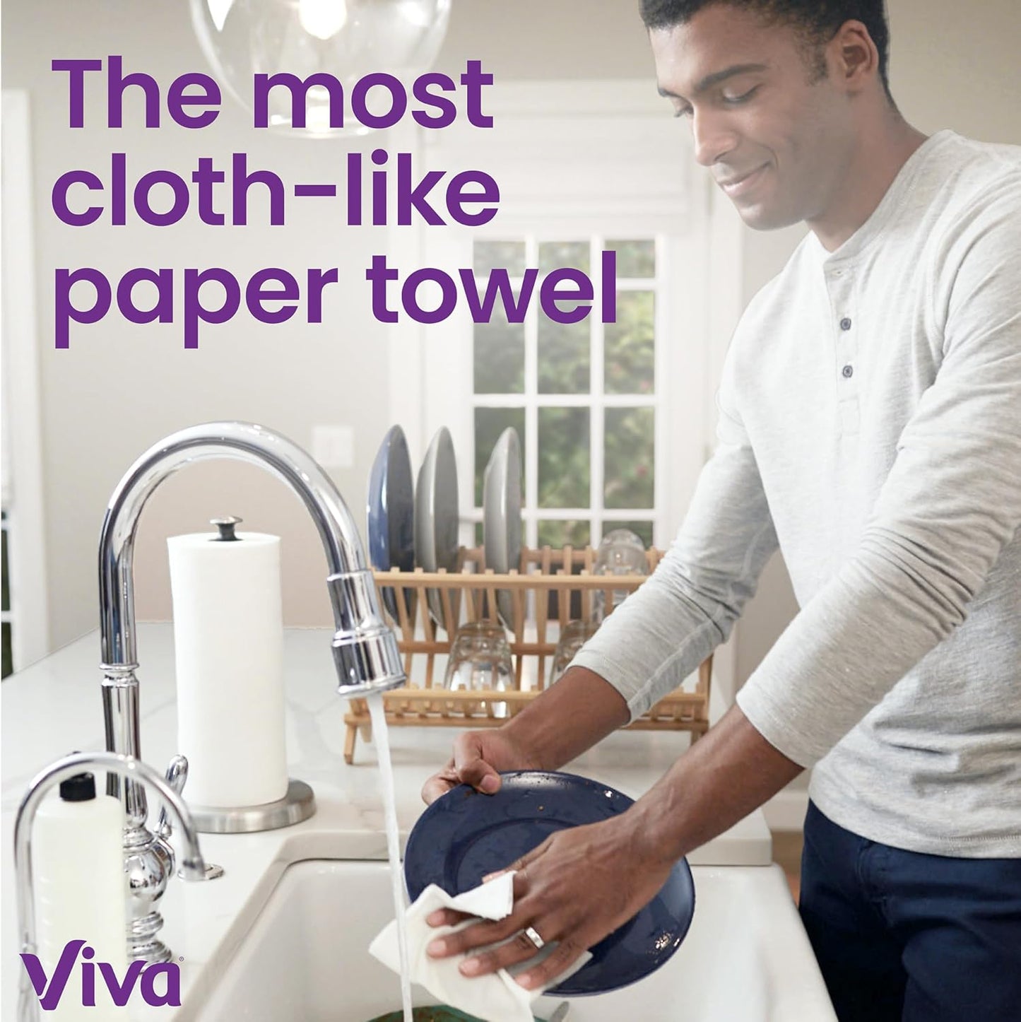 Viva Signature Cloth Paper Towels, 12 Triple Rolls, 129 Sheets per Roll - Rayz Mart