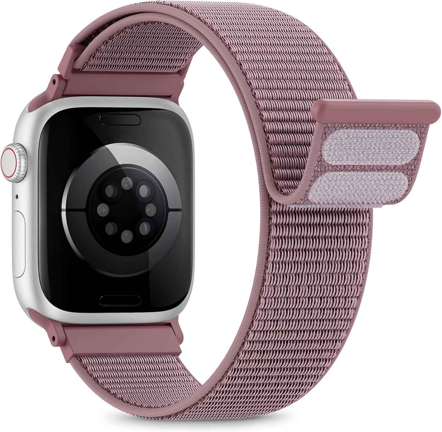 Nylon Loop Sport Band Compatible with Apple Watch Bands 44mm 45mm 46mm 49mm 42mm for Women Men, iWatch Wrist Straps for Ultra 3 2, Se, Series 11 10 9 8 7, Breathable, Soft Band Ideal for Outdoor