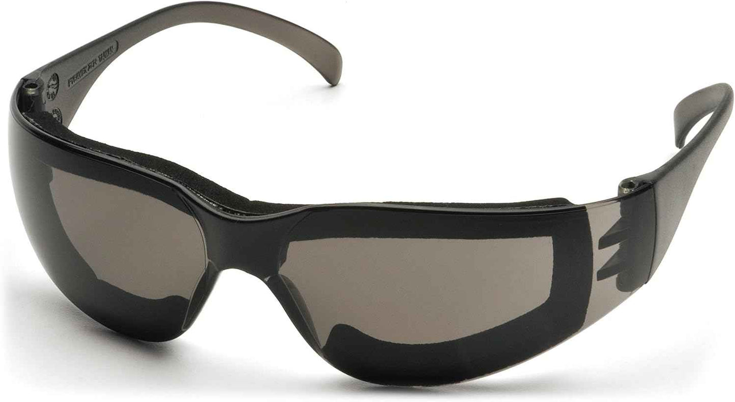 Pyramex Intruder Safety Eyewear Clear Frame Full Foam Padding Clear Anti-Fog Lens | Full Foam Padding, Clear Frame