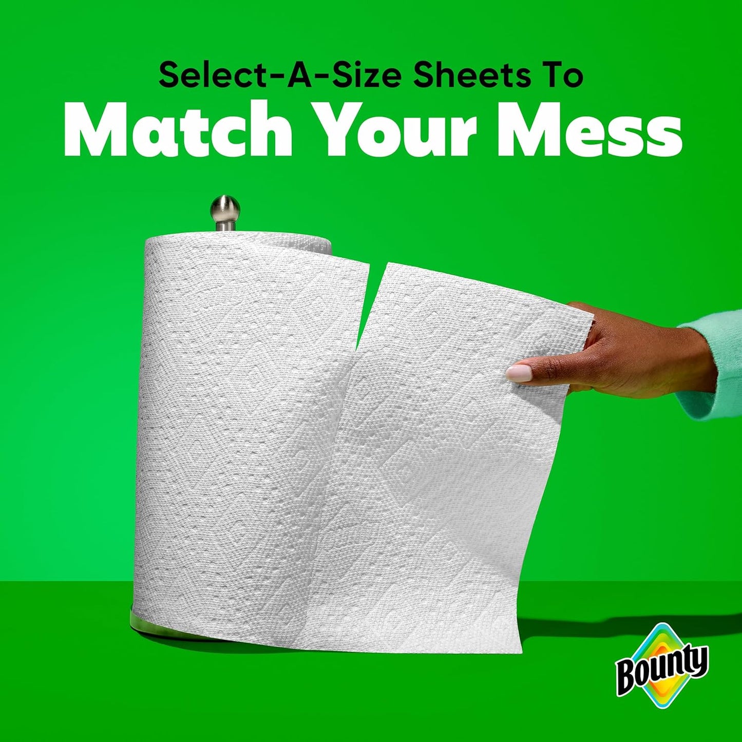Bounty Select-A-Size Paper Towels, White, 8 Triple Rolls = 24 Regular Rolls - Rayz Mart