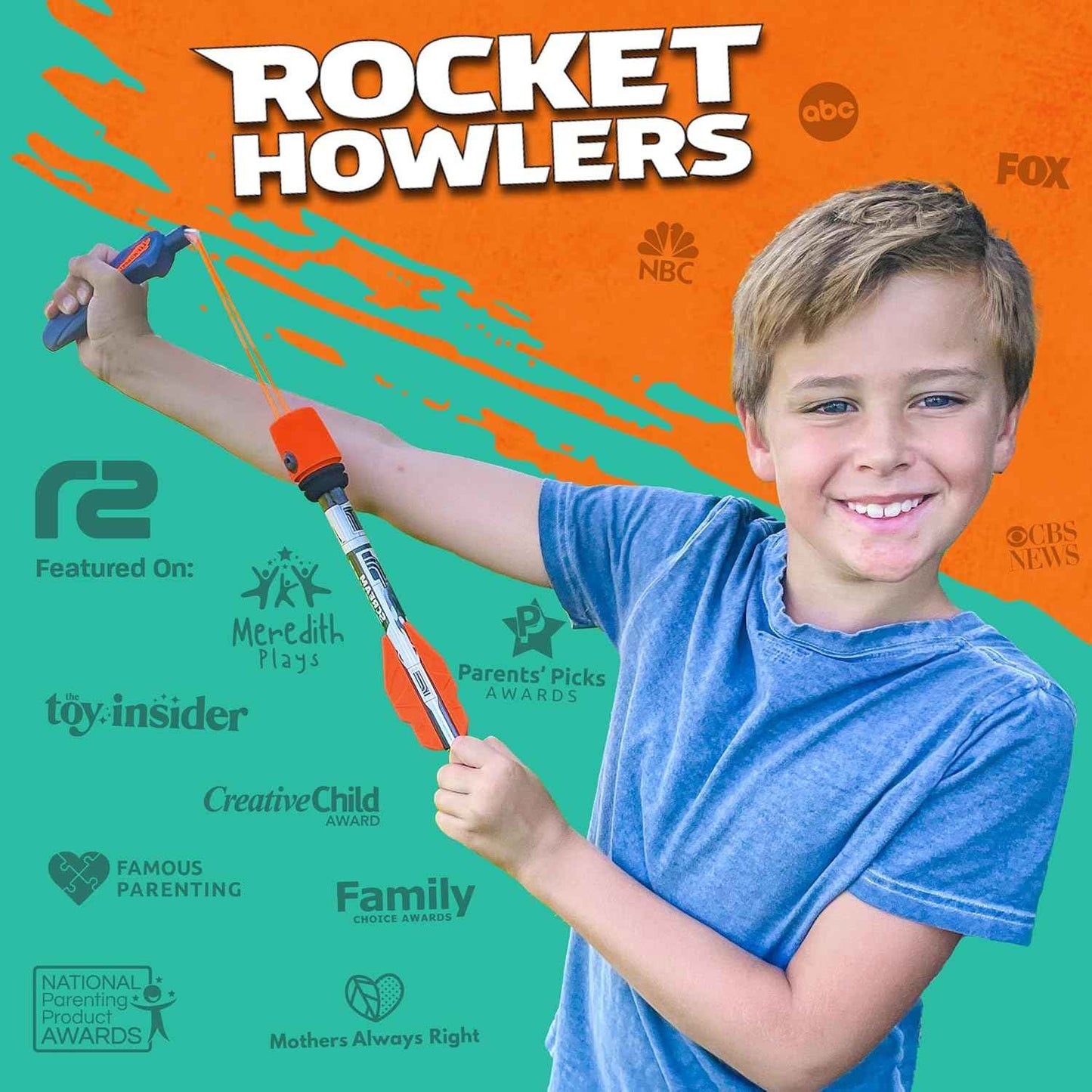 Toy Rocket Launcher for Kids: Outdoor Toys Slingshot Rocket Launchers - Best Gifts for Boys & Girls All Ages - Fun Stocking Stuffers for Kids & Teen Boy Gifts for 8 9 10 11 12+ Year Old Boys Gift Idea
