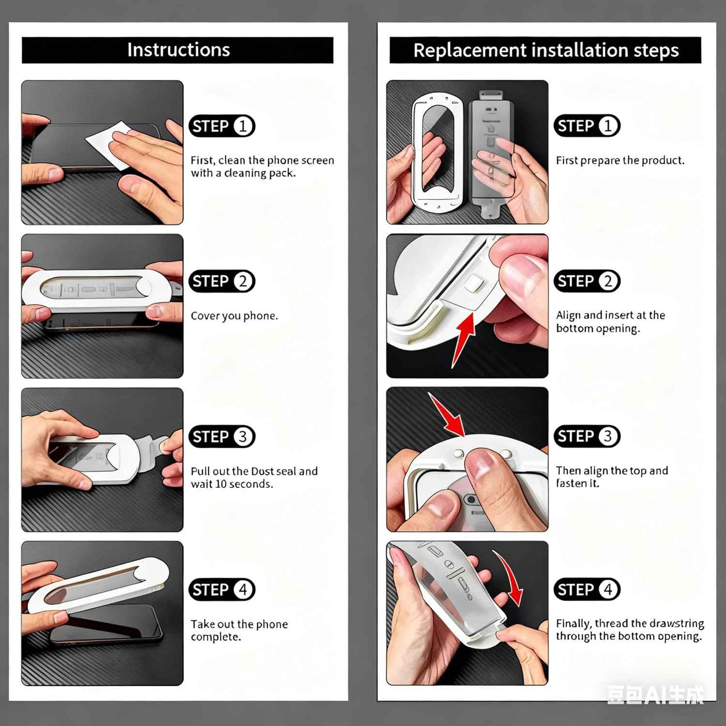 tempered glass screen protector for iPhone 17 with Auto-Alignment Kit, Auto Dust, 9H+ Military Grade Shatterproof, Glass Film, HD Clear, Case Friendly