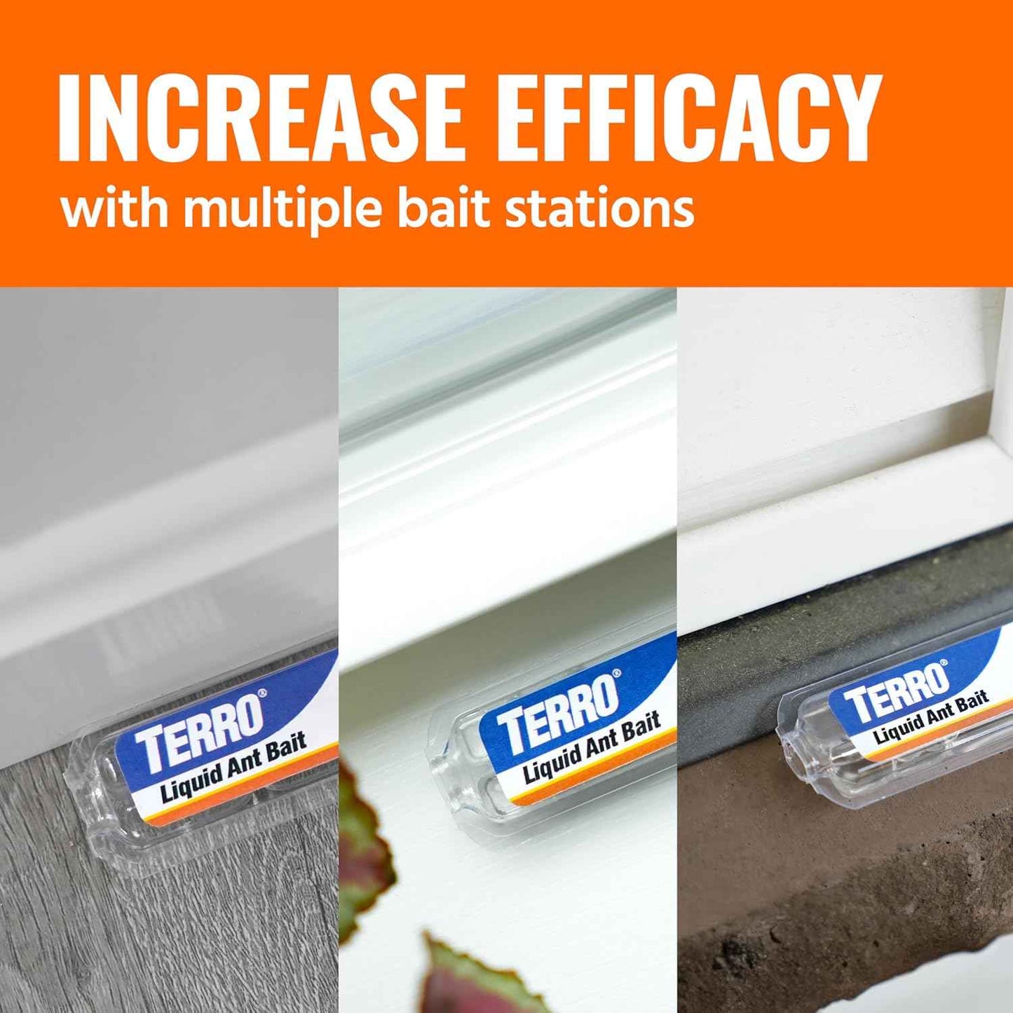 TERRO Ant Killer Bait Stations T300-3SR - Liquid Bait to Eliminate Ants - 18 Count Stations for Effective Indoor Ant Control