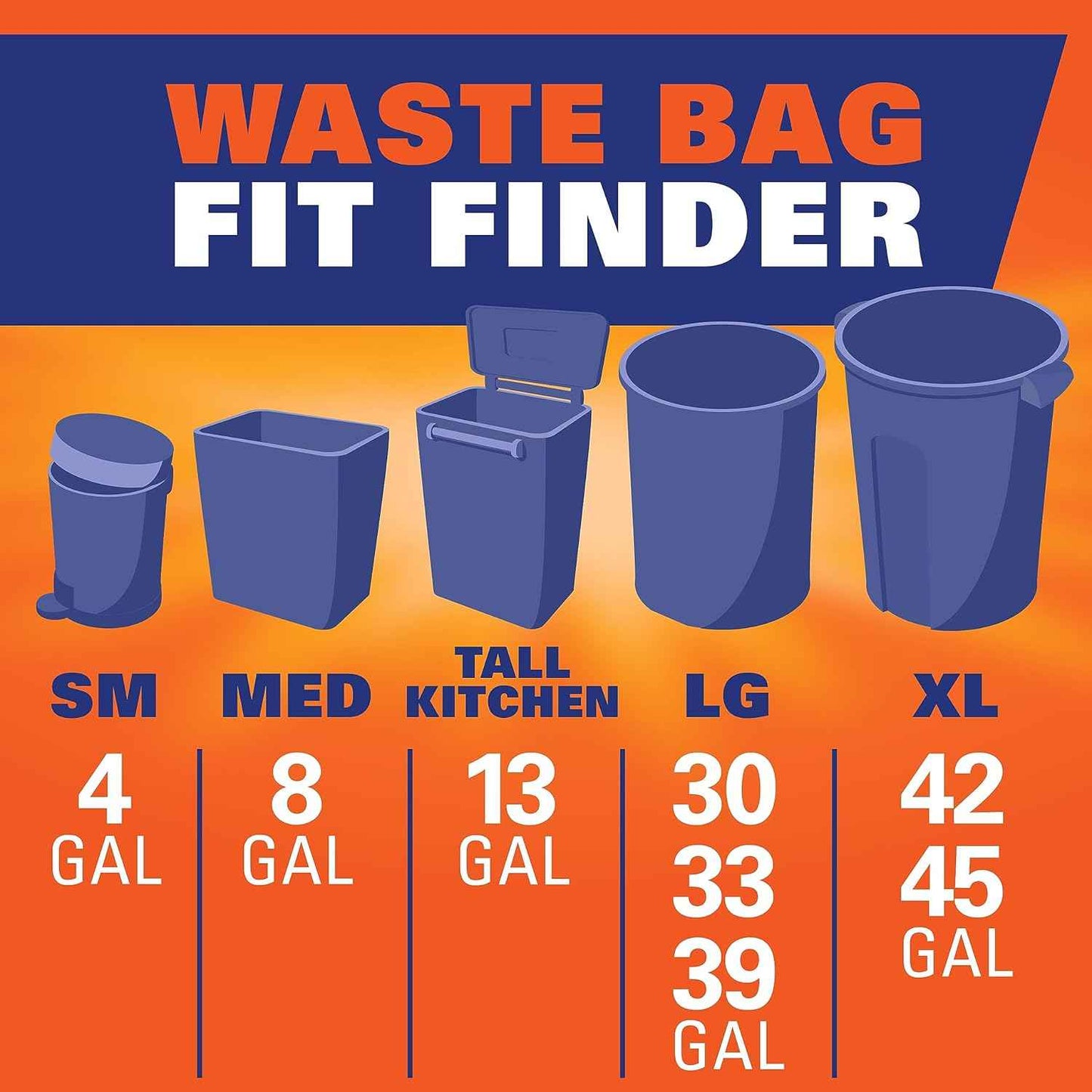Hefty Ultra Strong 13 Gallon Trash Bags, Tall Kitchen Trash Bags 13 Gallon Size, White, Fabuloso Citrus & Fruits Scent, 80 Bags