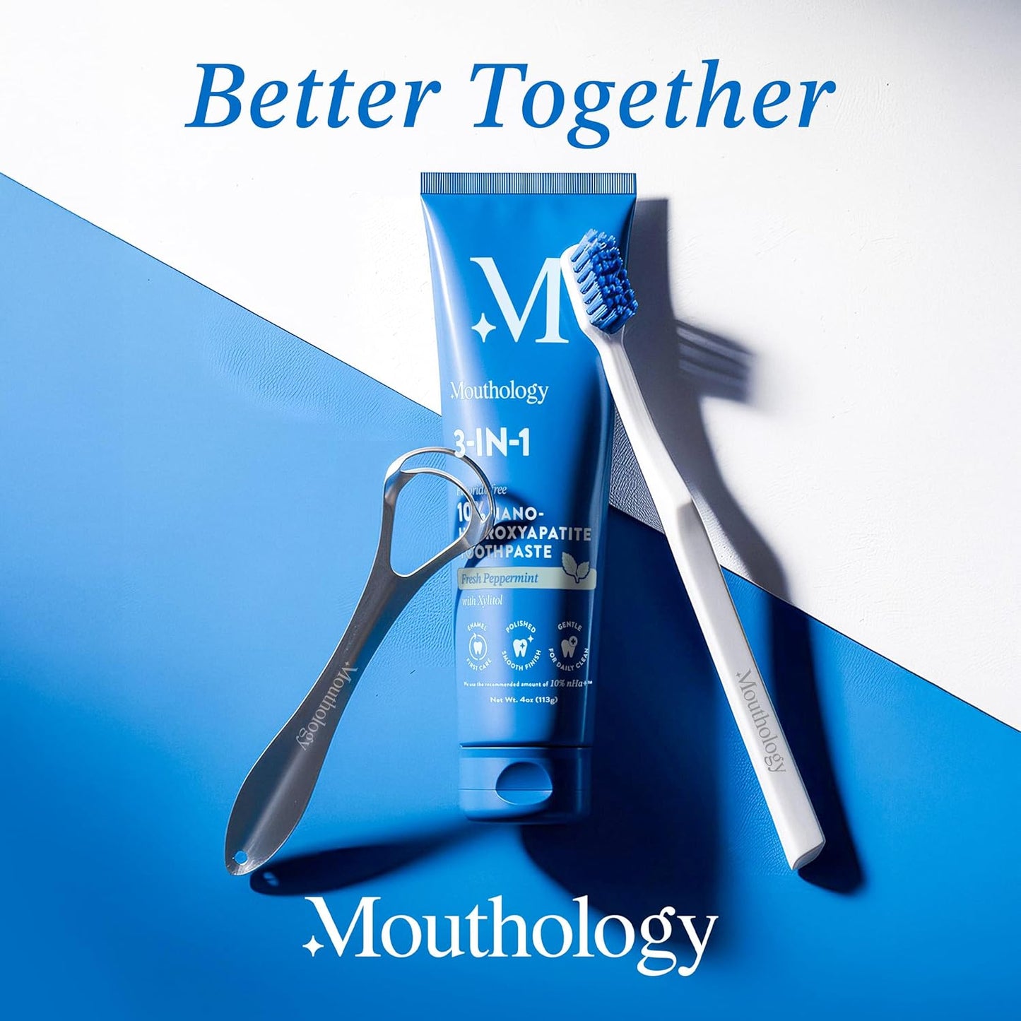 Mouthology Tongue Scraper for Adults (2 Pack), Reduce Bad Breath, Metal Tongue Scraper, Tongue Cleaner, Tongue Scraper, Stainless Steel Tongue Scraper, Tongue Cleaner for Adults, Tongue Scrubber
