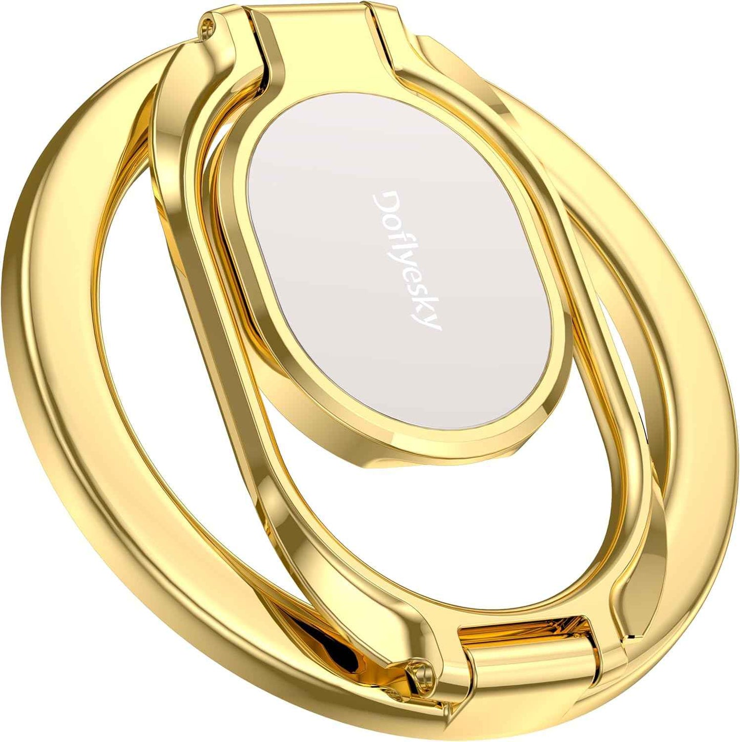 Magnetic Phone Ring Holder with Magsafe, Double Adjustable Gym Finger Ring Grip, Removable Phone Grip, for iPhone, iPad and Smartphones, Compatible with Magnetic Car Mount (Colorful)