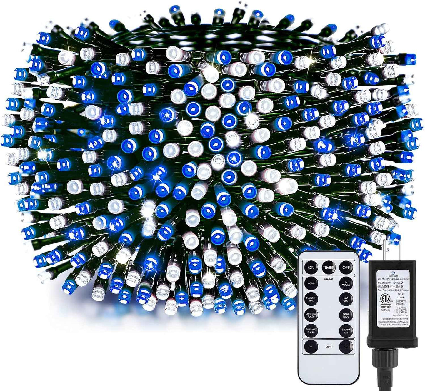 66FT 200 LED Christmas Tree Lights, Twinkle Fairy Lights String with 8 Flashing Modes String Lights for Indoor Bedroom Outdoor Christmas Trees Garland Wreath Holiday Decorations, Warm White