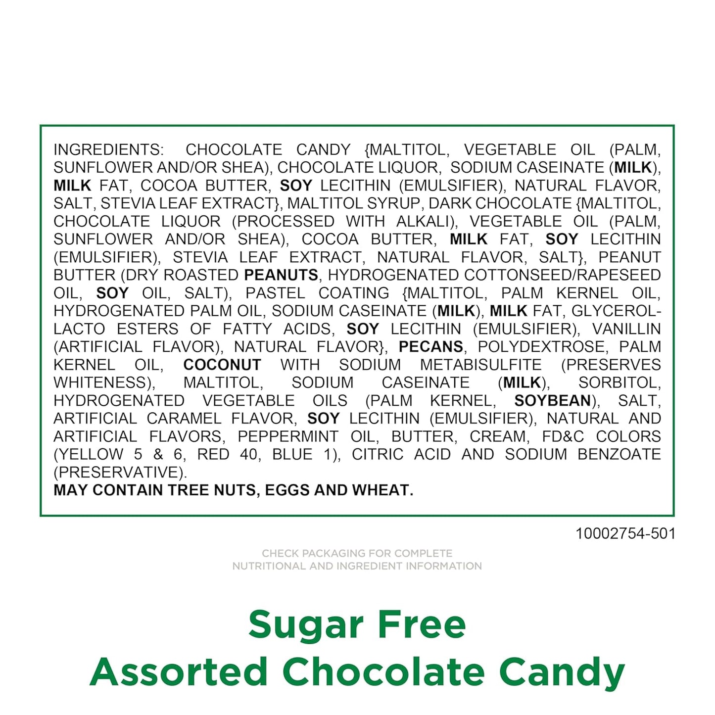 RUSSELL STOVER Sugar Free Assorted Chocolate Candy, 15.7 oz. bag