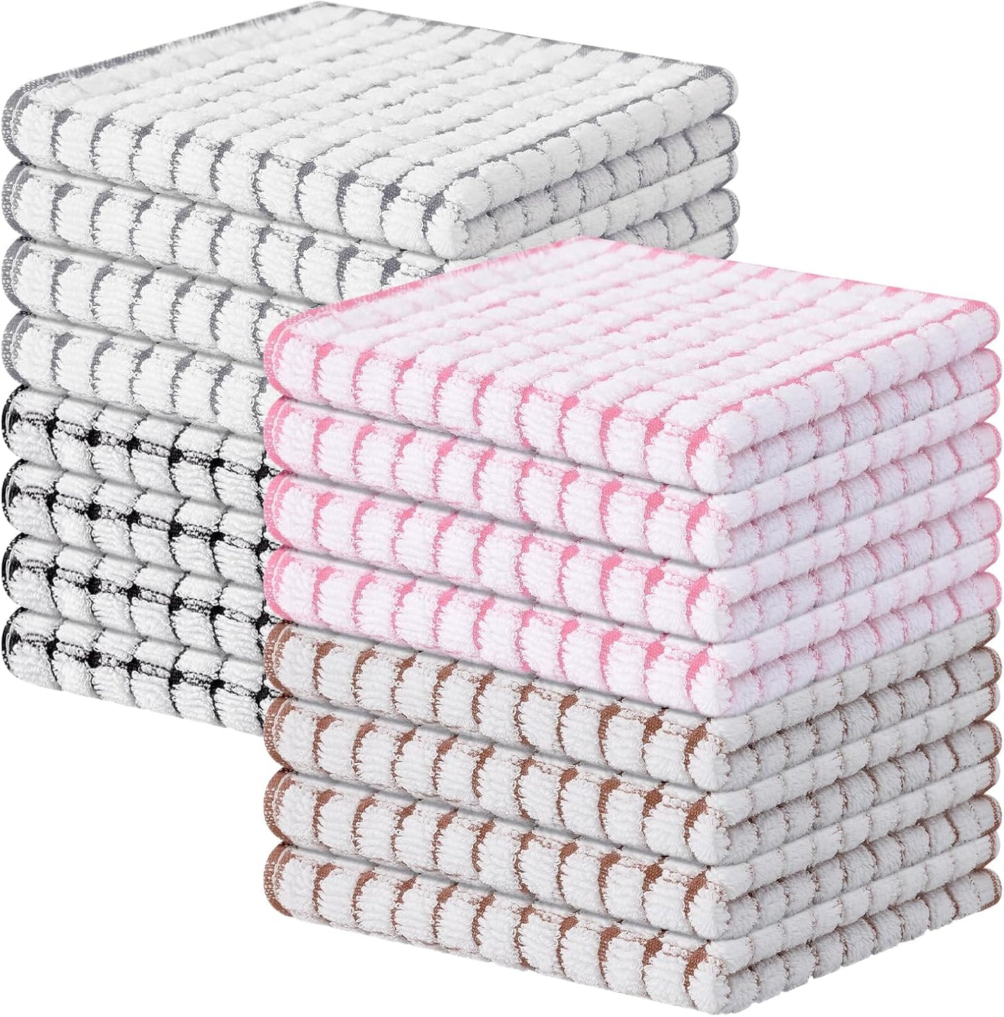 kitinjoy-cotton-8-pack-terry-kitchen-dish-cloths-absorbent-dish-rags-quick-drying