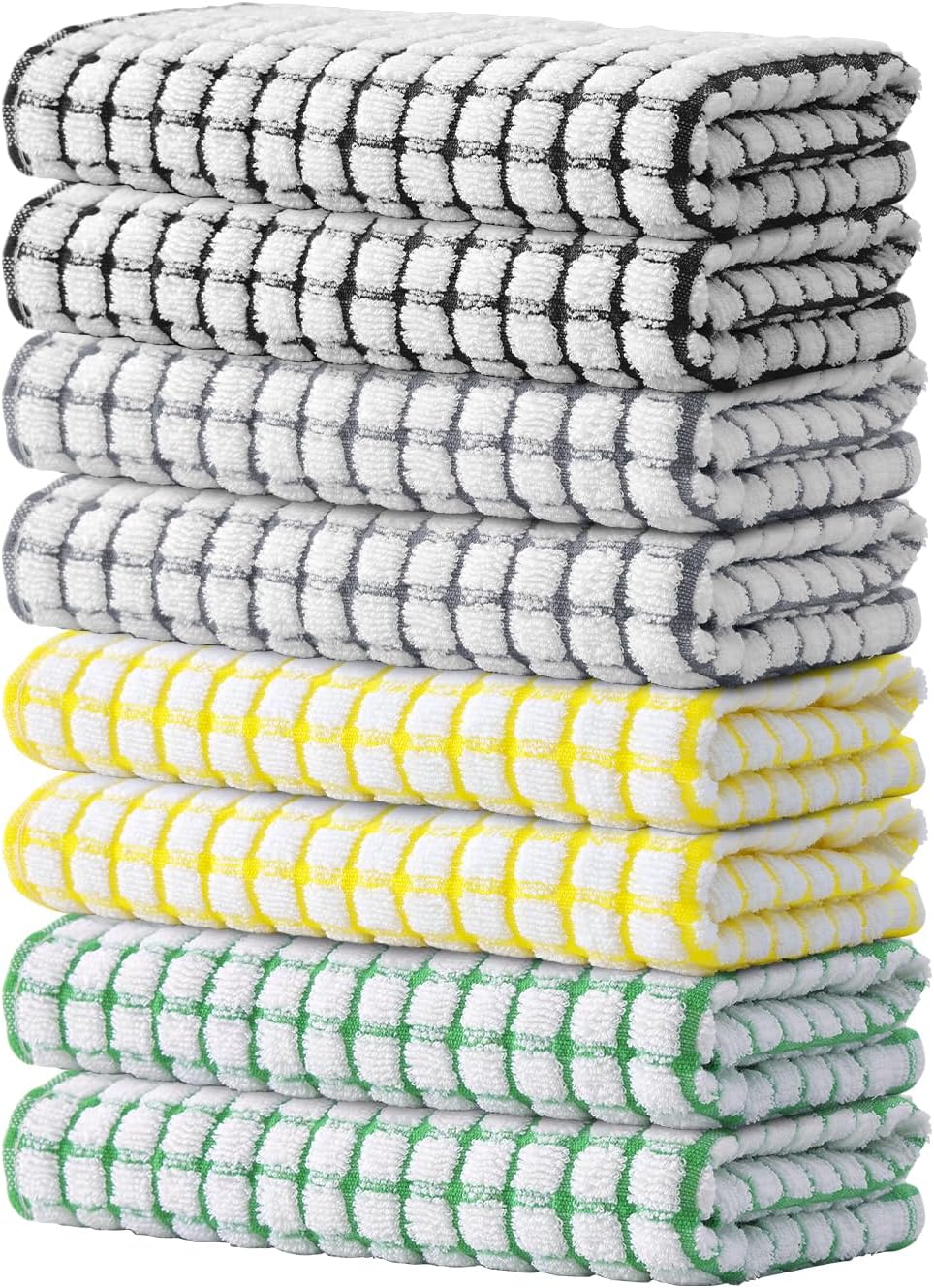 kitinjoy-cotton-8-pack-terry-kitchen-dish-cloths-absorbent-dish-rags-quick-drying
