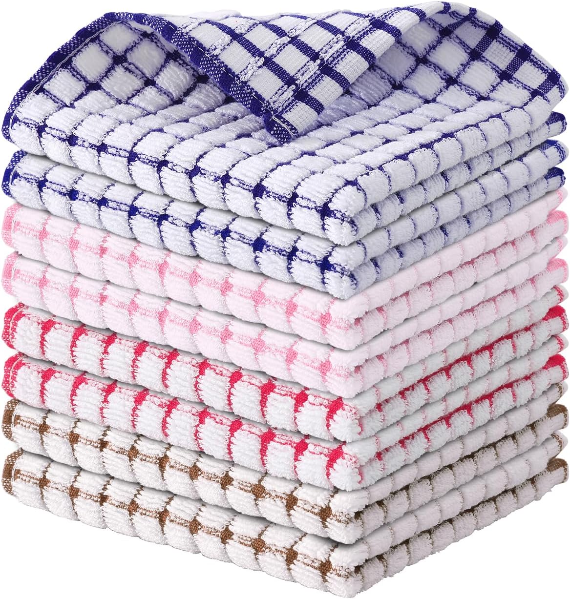 kitinjoy-cotton-8-pack-terry-kitchen-dish-cloths-absorbent-dish-rags-quick-drying
