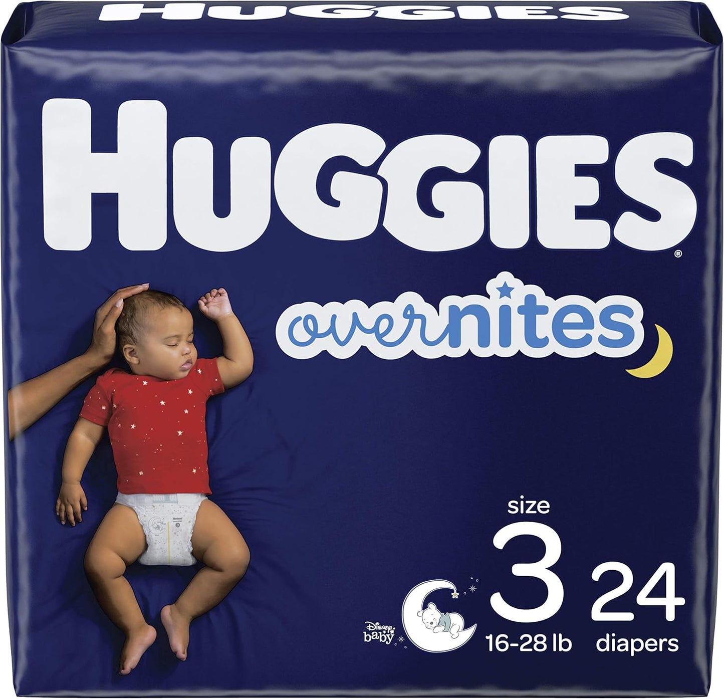 Huggies Overnites Size 5 Overnight Diapers (27+ lbs), 50 Ct, Packaging May Vary