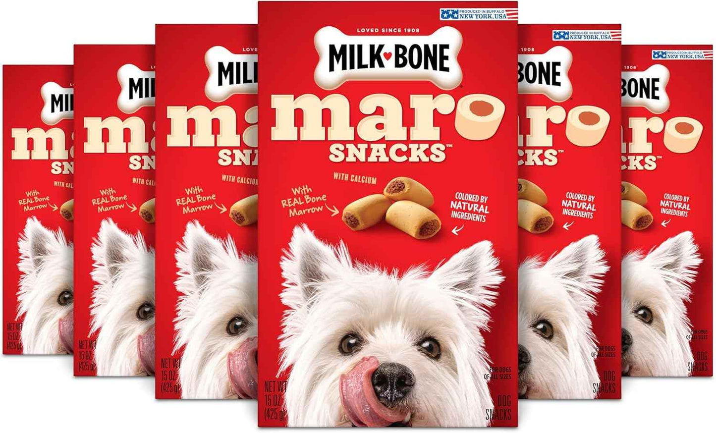 Milk-Bone MaroSnacks Small Dog Treats With Bone Marrow, 40 Ounce Container