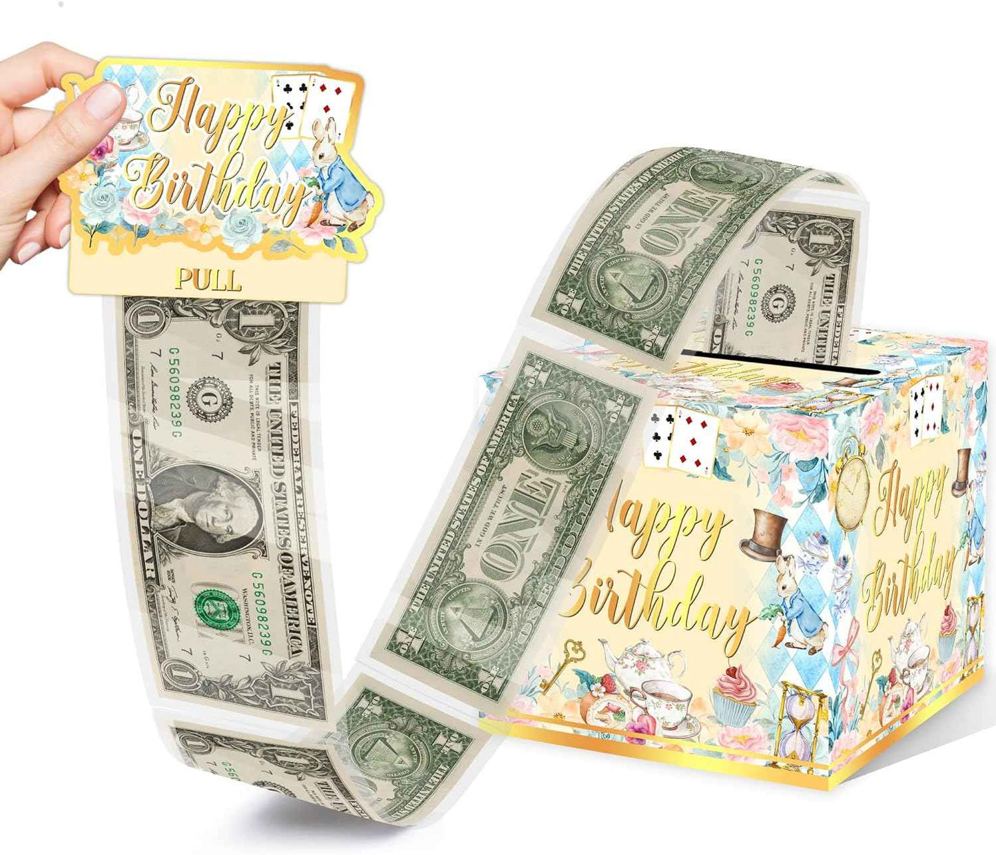 Christmas Party Gifts, Christmas Money Box for Cash Pull, Christmas Money Pull Box with Snowman Card and Transparent Bags, Christmas Money Pull Box, Christmas Money Pull Box for Kids Adults