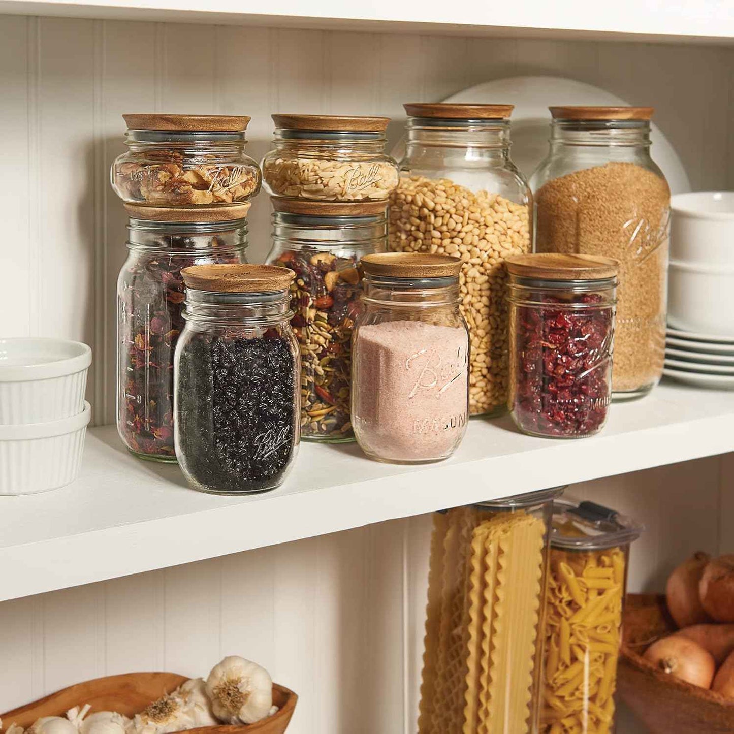 Ball® Jar Lids, 5 Pack Ball Jar Wooden Storage Lids