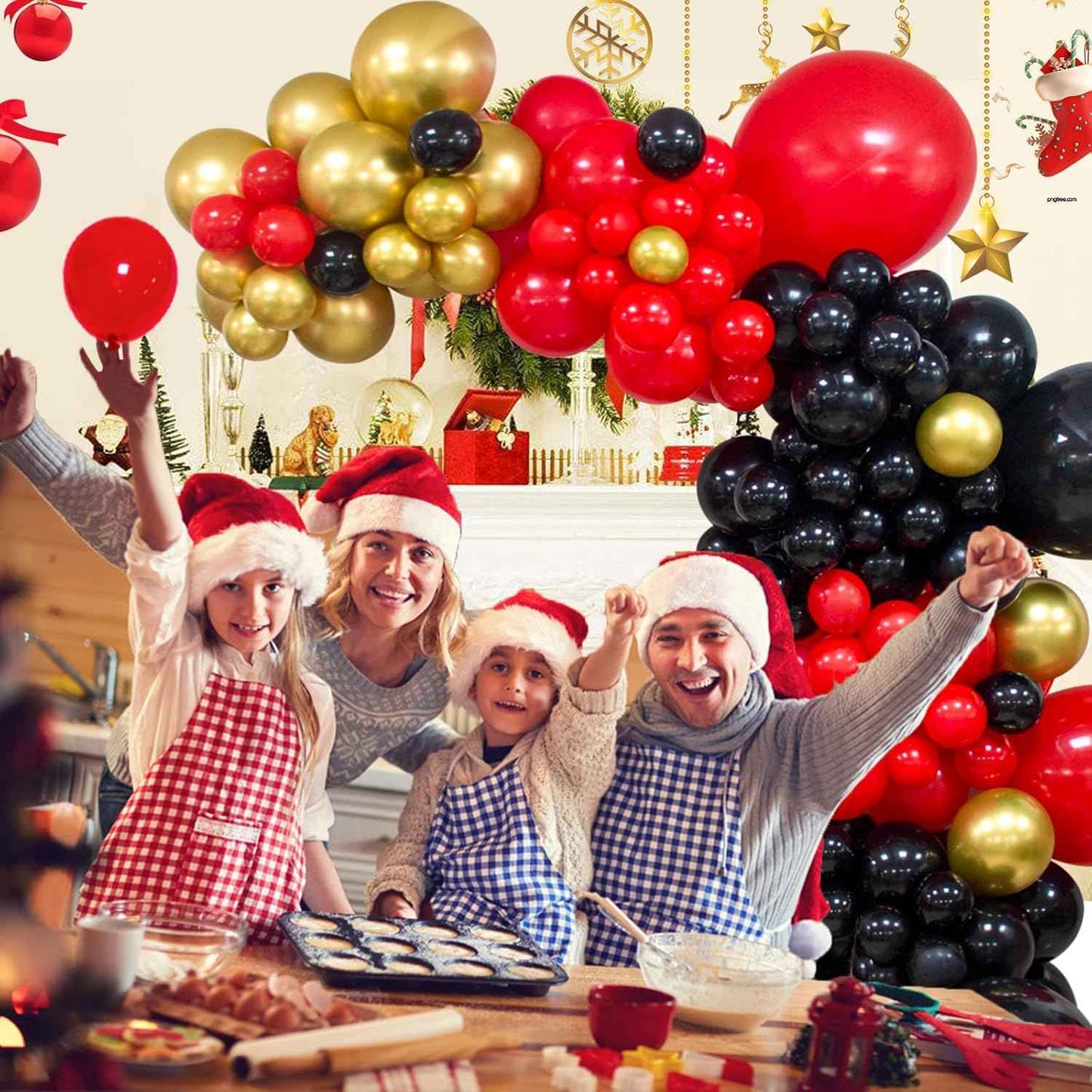 Red Balloon 110pcs, Red Latex Balloons12 inch for Birthday Valentine's Day Wedding(with 2 Ribbons).