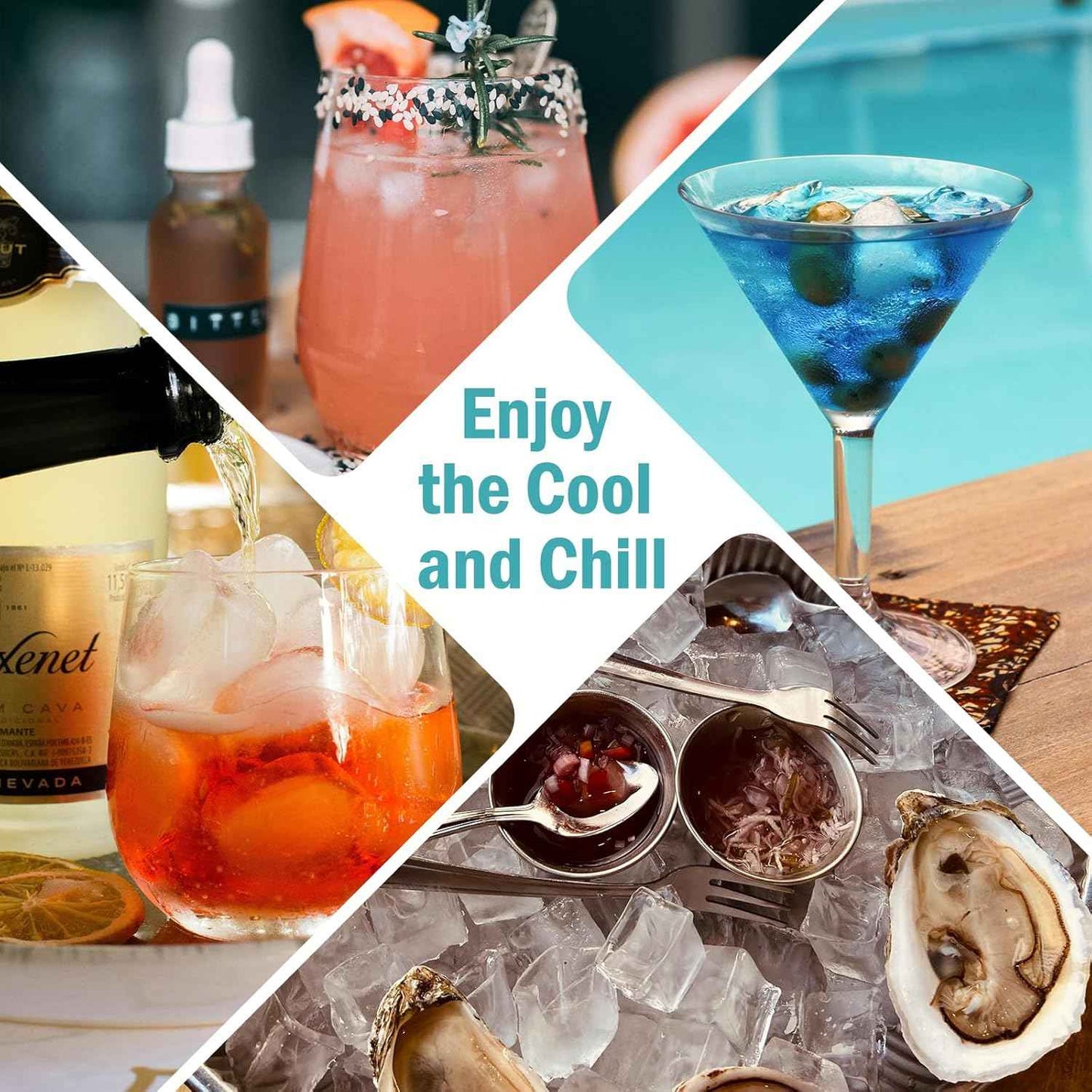 Ice Cube Trays for Freezer - 3 Pack 42 Cubes, Easy to Release Silicone Ice Trays with Spill-Resistant Lids, Reusable Ice Tray,Stackable and BPA-Free, Perfect for Cocktails, Drinks,and Ice Coffee