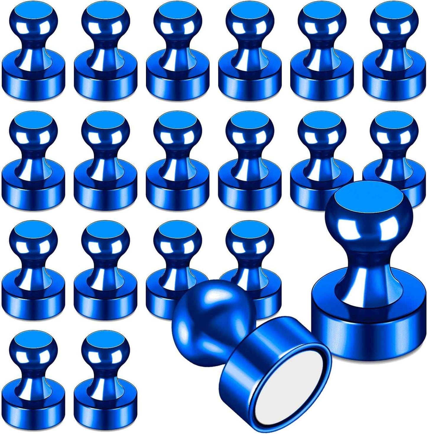 LOVIMAG 12Pcs Black Fridge Magnets, Small and Strong Magnets for Whiteboard, Office, Classroom, Map, Kitchen