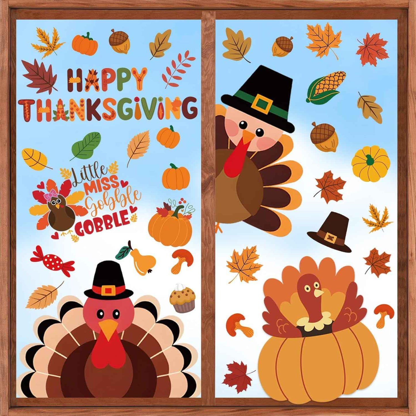 Valentines Day Window Clings Decor, Valentines Day Decorations, Red Heart Stickers for Home, Office, Classroom, Romantic Cupid Decals Décor, 9 Sheets