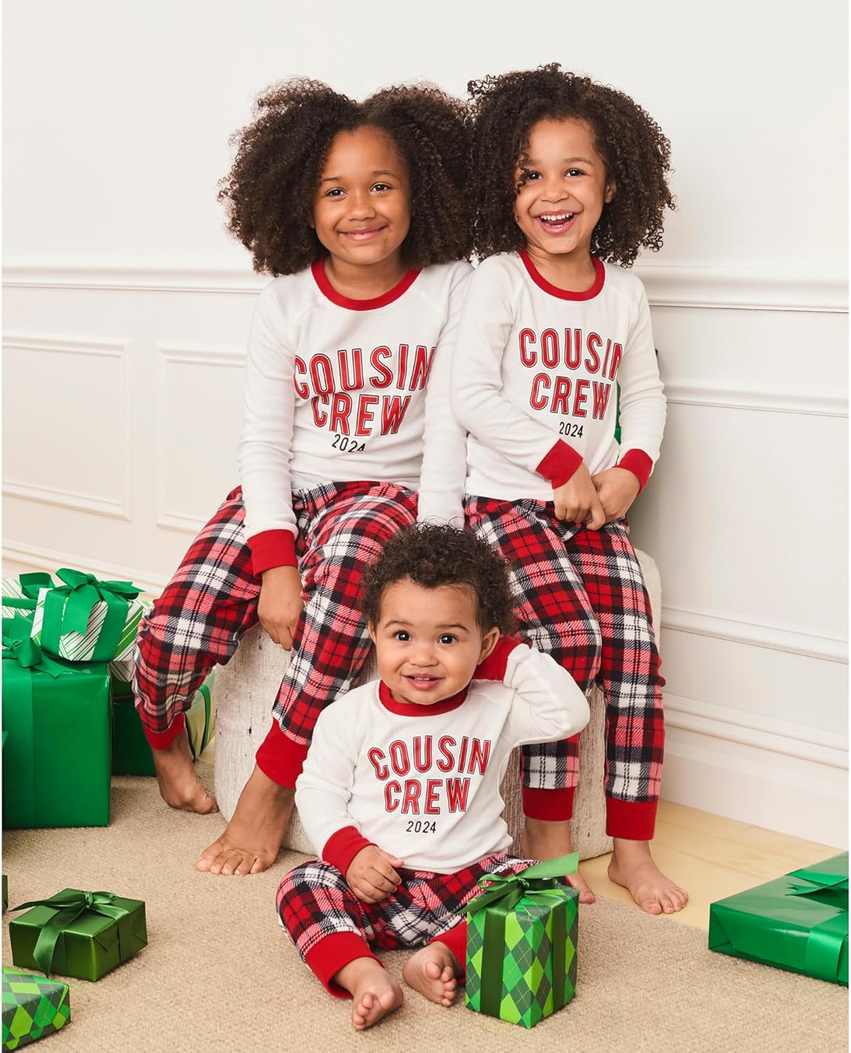 The Children's Place unisex-baby And Kids, Sibling Matching, Christmas Pajama Sets, Fleece
