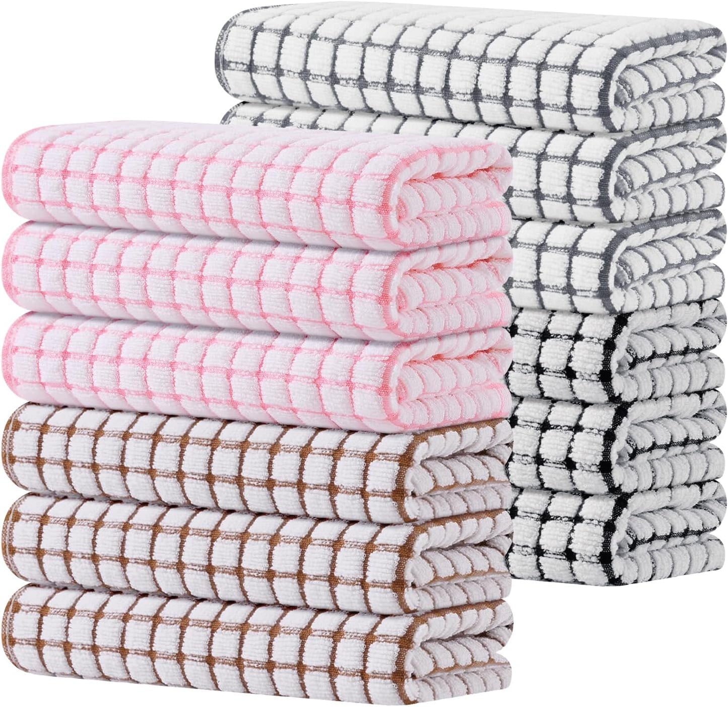 kitinjoy-cotton-8-pack-terry-kitchen-dish-cloths-absorbent-dish-rags-quick-drying