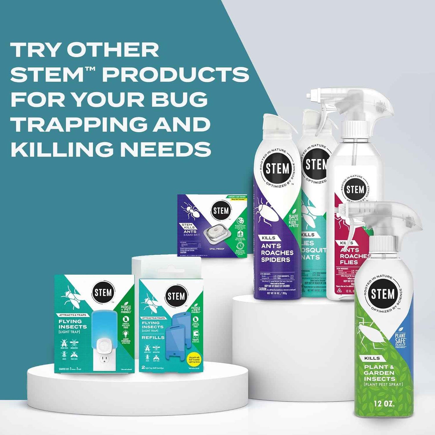 STEM Kills Fruit Fly Trap: Fruit Fly Catcher With Botanical Extracts; 5.4 fl oz (Pack Of 1)