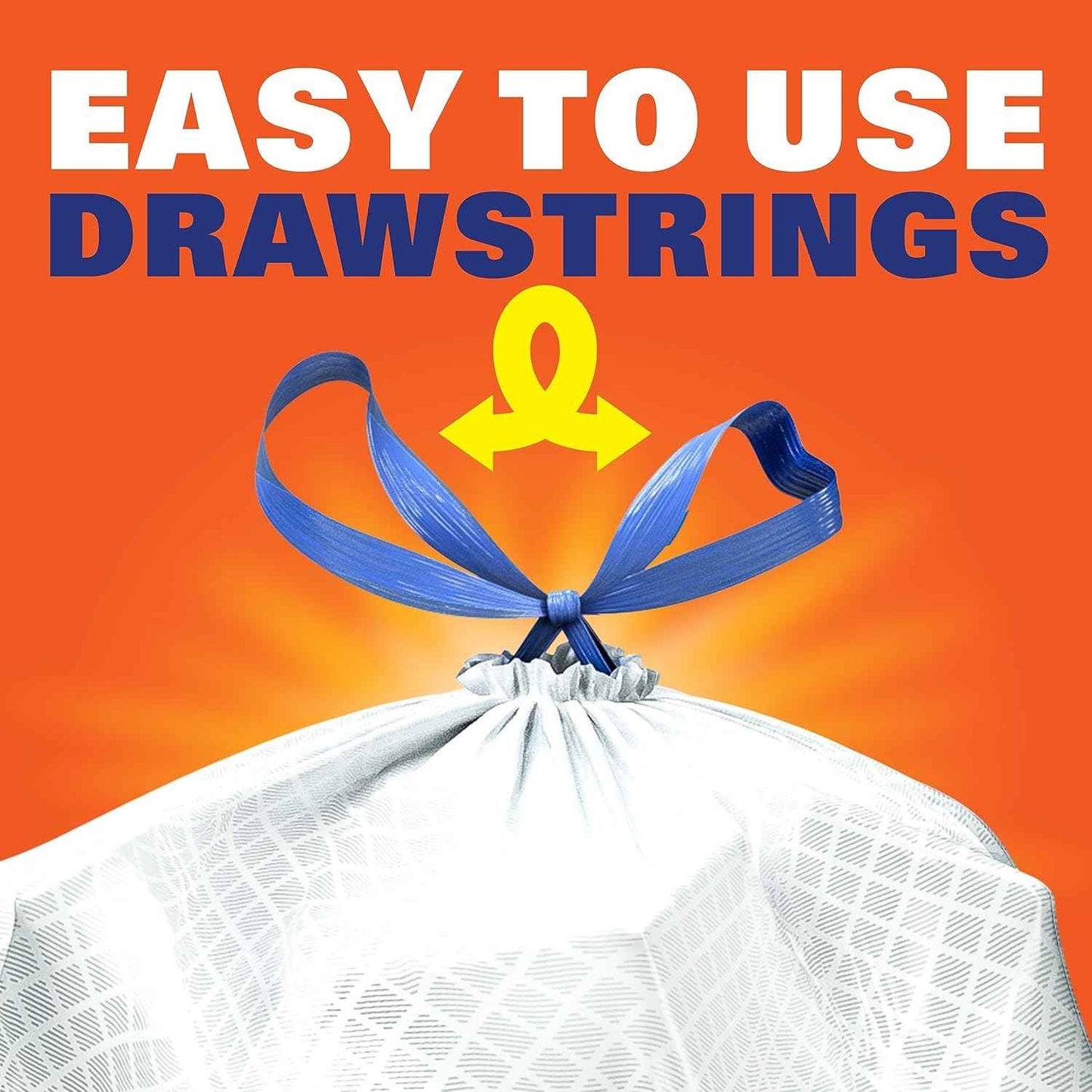 Hefty Ultra Strong 13 Gallon Trash Bags with 6-in-1 Protection and Citrus Scent