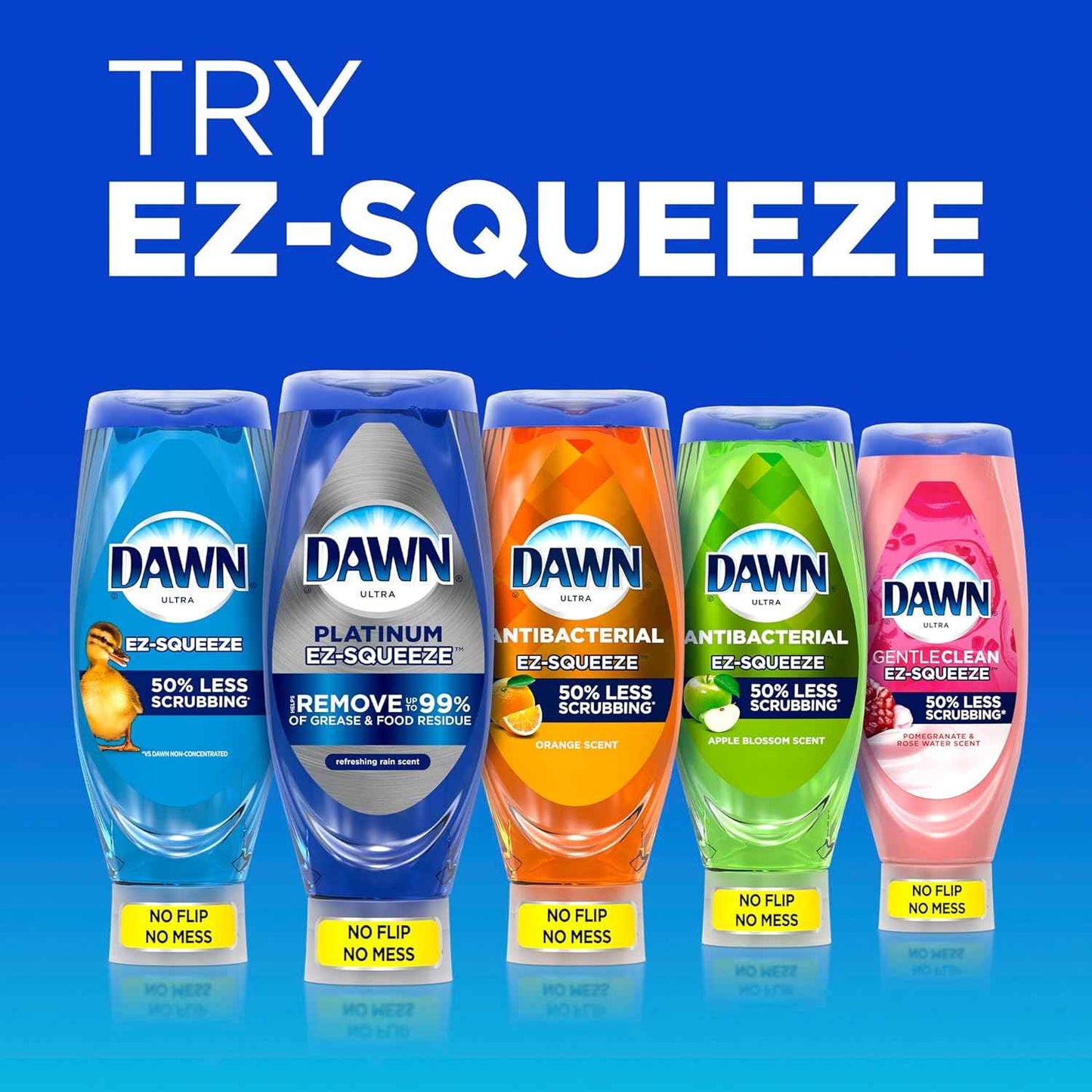 Dawn EZ-Squeeze Ultra Dish Soap, Dishwashing Liquid, Original, Dish Soap Refill, 22 fl oz
