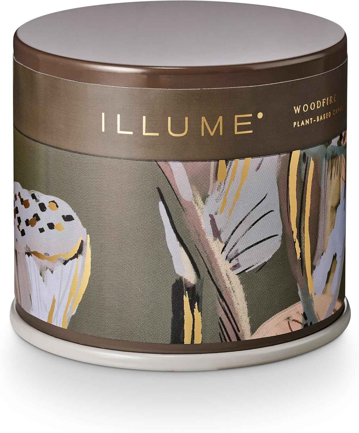 ILLUME Vanity Tin Candle, Woodfire