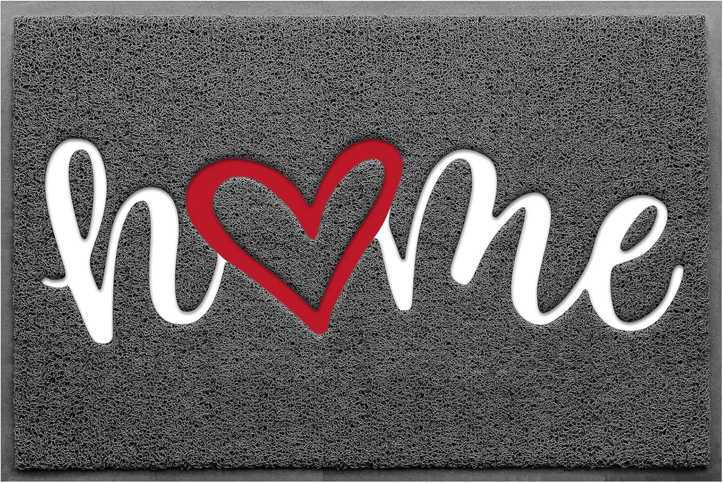 StepLively Door Mat Home Welcome Mats Outdoor and Indoor, Heavy-Duty Low-Profile Non-Slip Front Welcome Mat for Home Entrance, Outside Entry, Yard, Floor, Patio (30''x17.5'', Black)