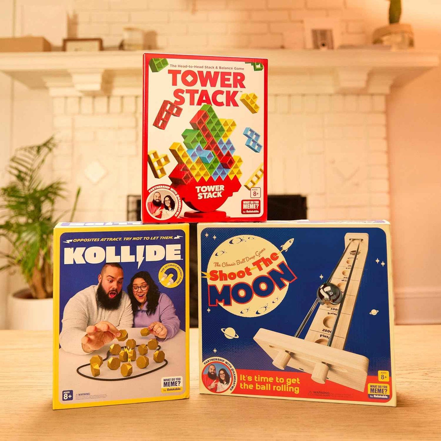 Kollide By Relatable, Exciting Magnetic Game For Family Game Night, Great Fun Games For Kids, Includes 1 Rope, 20 Magnets, And Instructions, Perfect Stocking Stuffers, Thanksgiving Activities for Kids