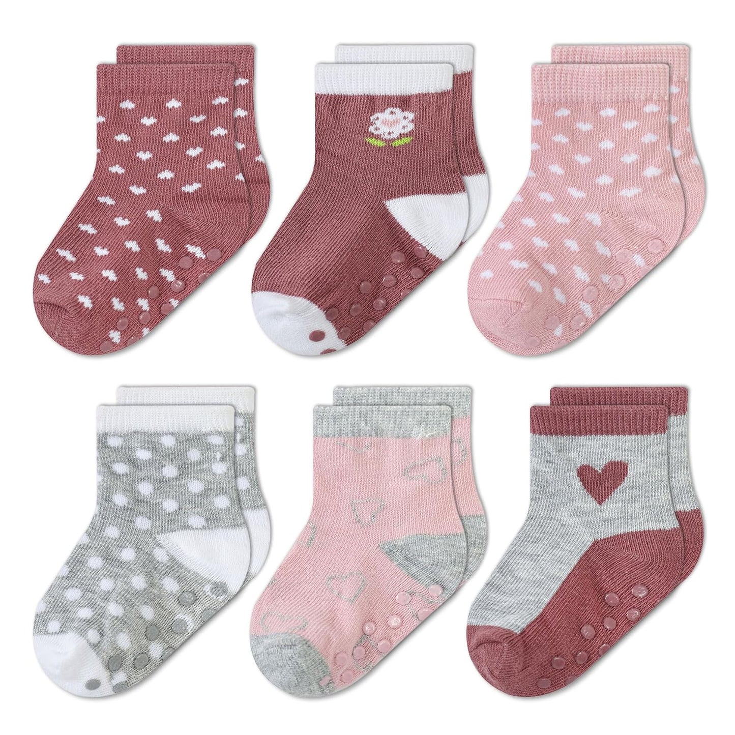 Mother's Choice Organic Cotton Baby Socks Infant 0-6 Months - 12 pairs Soft, Cozy, and Gentle Newborn Socks for Girls & Boys, Perfect Baby Registry for Everyday Wear, and Infant Comfort