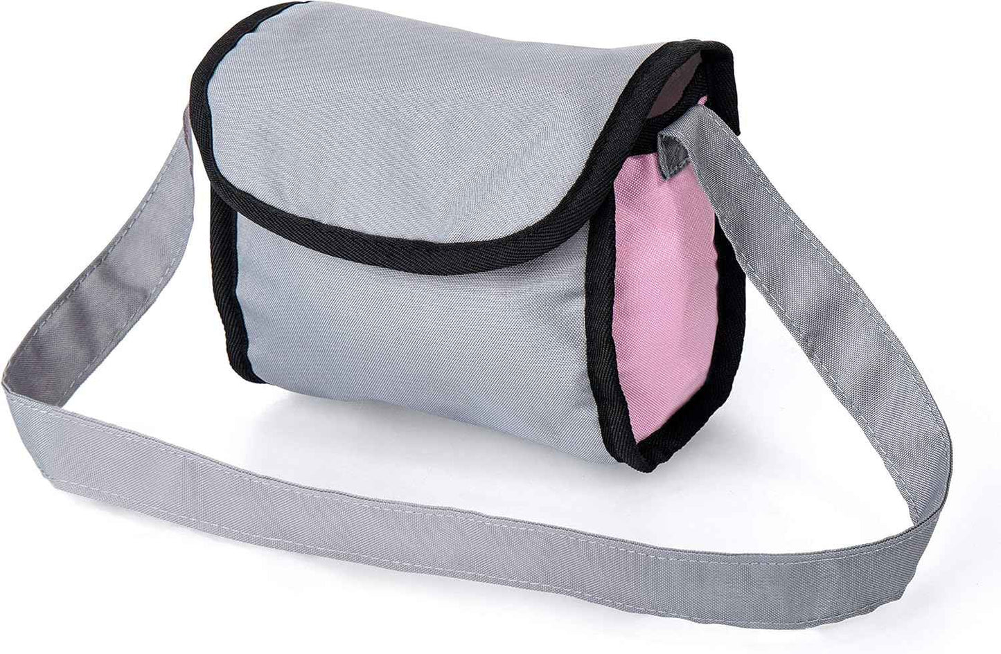 Bayer Design Baby Doll Trendy Pram in Grey/Pink, 67 x 41 x 68 centimeters, 1300800