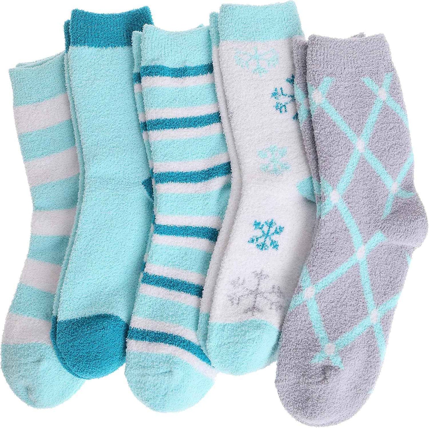 Anlisim Fuzzy Socks for Women, Soft Comfy Cozy Fluffy Thick Winter Warm Fleece Slipper Socks