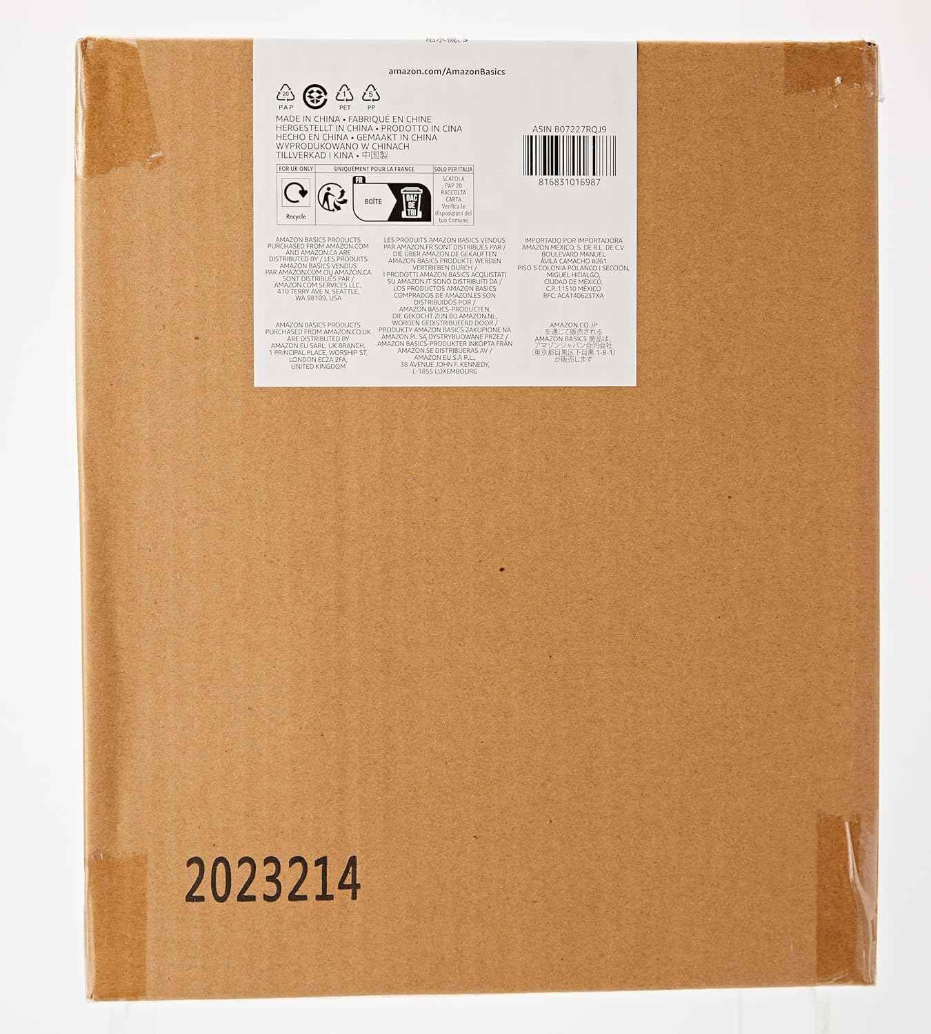 Amazon Basics Gravity Pet Water Dispenser for Cat, Dog, 1 gallon Capacity, Small, Gray