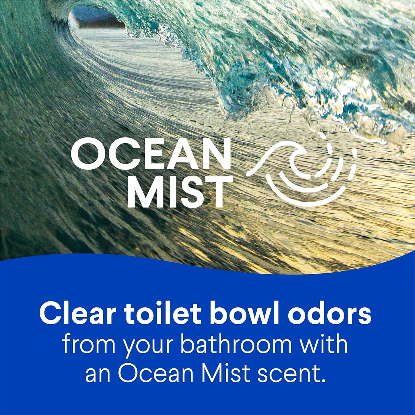 CLOROX Toilet Bowl Cleaner Clinging Bleach Gel, Ocean Mist, 24 Fl Oz, Pack of 2 (Package May Vary)