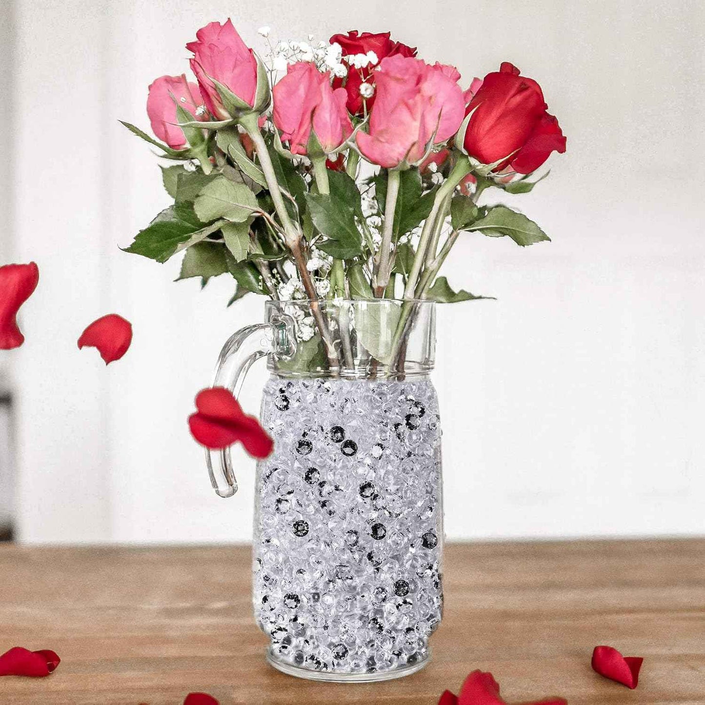 Super Z Outlet Diamond Table Confetti Party Toy Decorations for Weddings, Bridal Shower, Birthdays, Graduations, Home, and more. 800 COUNT, 4 Carat/8mm Jewels