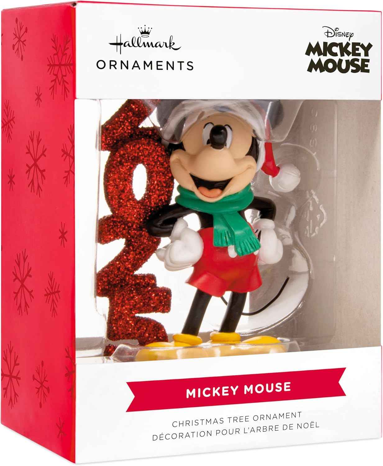 Hallmark Disney Mickey Mouse 2025 Christmas Ornament, Gifts for Disney Fans